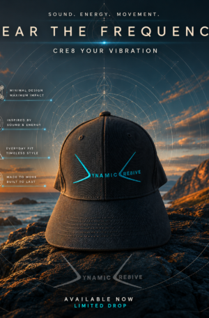 Dynamic Cre8ive Sports Cap, Black